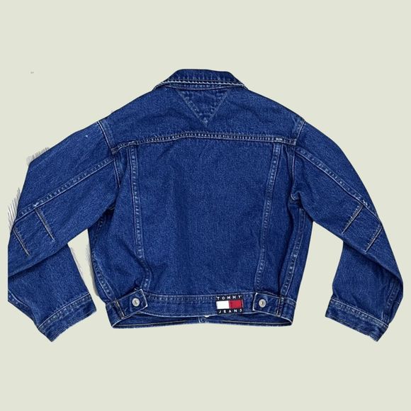Vintage Tommy Hilfiger Girl's Jean Jacket Size 7 - Picture 12 of 13